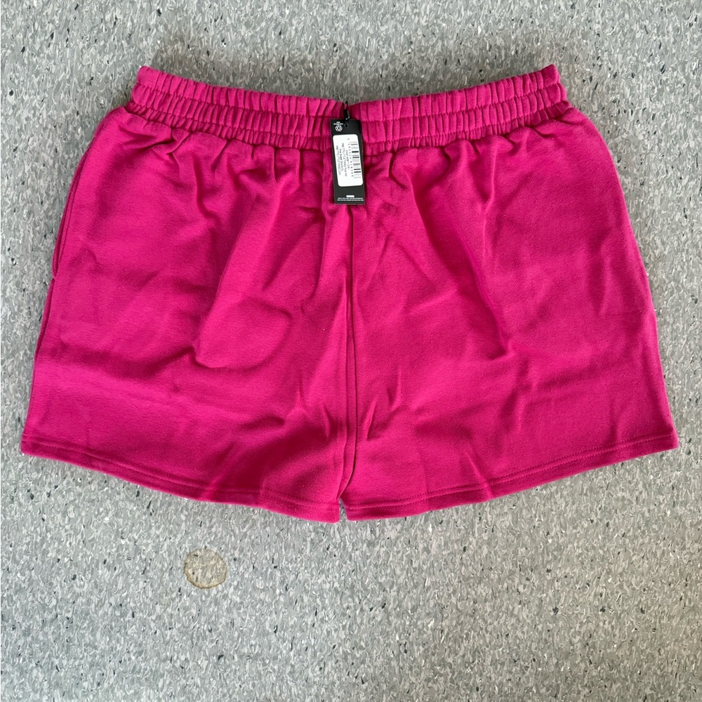 PrettyLittleThing Fuchsia Athletic Shorts